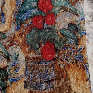 Givenchy Selection Couture #0102 100% Silk Showy Red Rose Gentlemans Tie